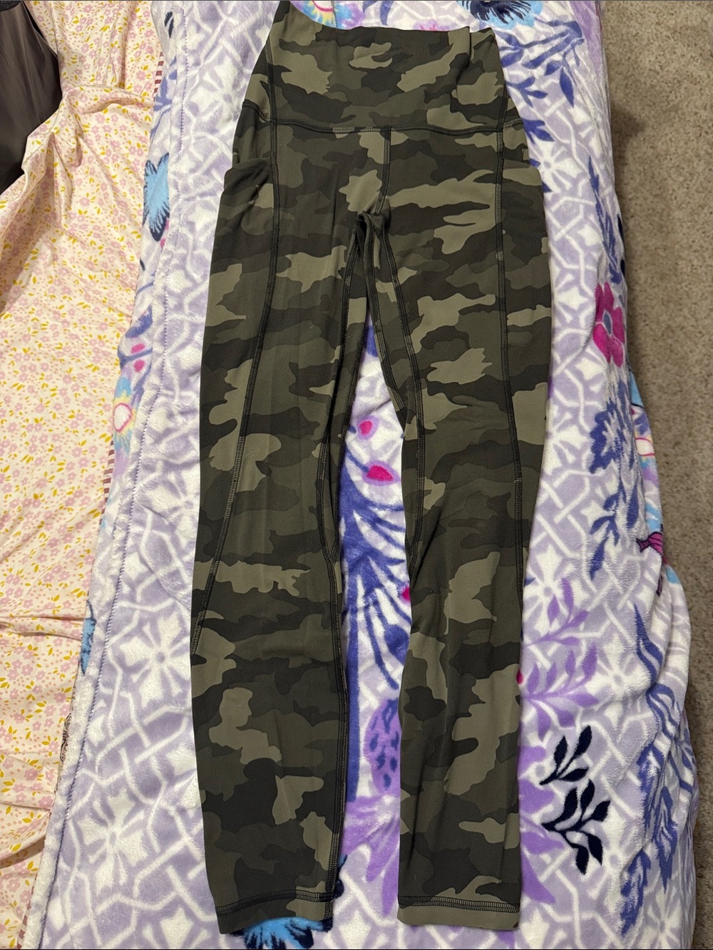 lululemon athletica Camouflage Activewear in Olive and Dark Green